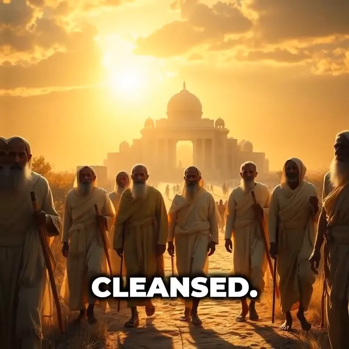 The lepers were cleansed as they went to the priests
